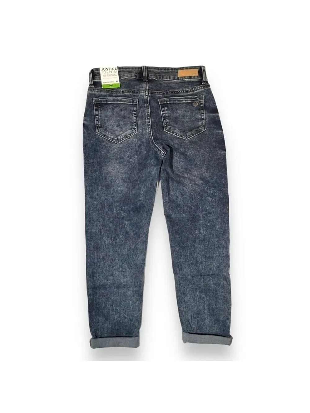 JUSTICE Girls Girlfriend Jeans Dark Wash Size 14